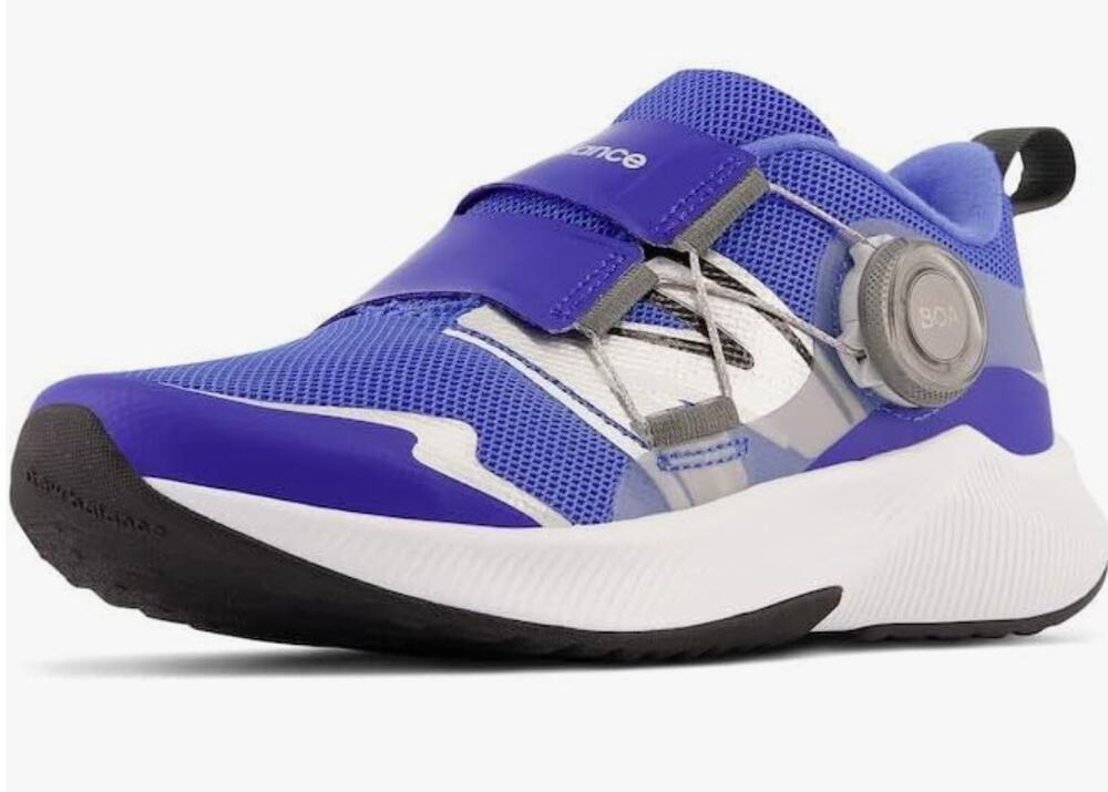 New Balance Kid's Dynasoft Reveal V4 Boa Running Shoe,Blue ,11 Little Kid